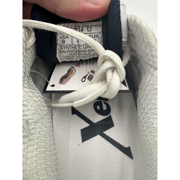 NEW Xelero GENESIS Men's Athletic Sneaker White/Navy US Size 9 Medium NIB - Picture 10 of 11